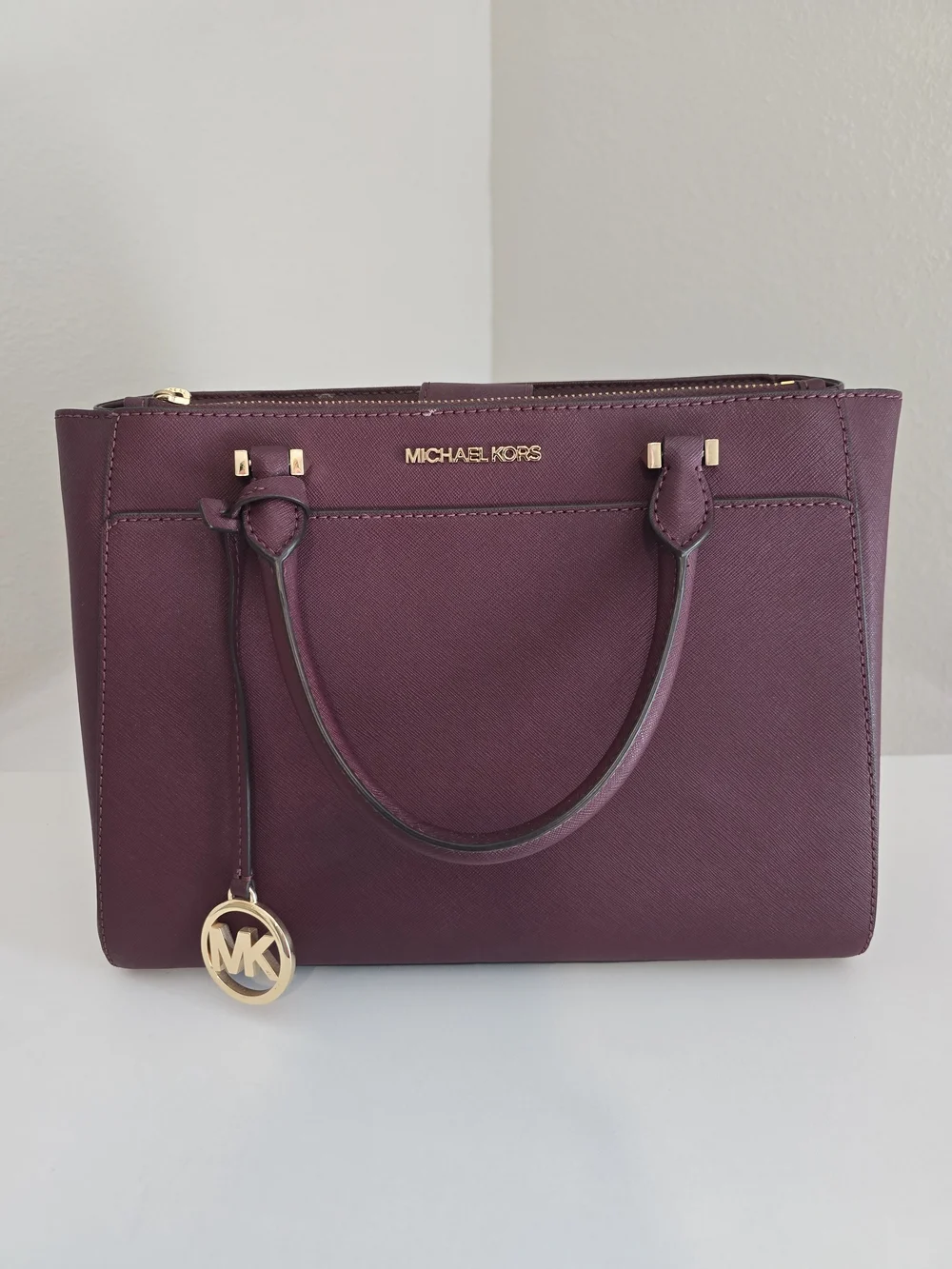 Michael Kors Plum Saffiano Leather Tote